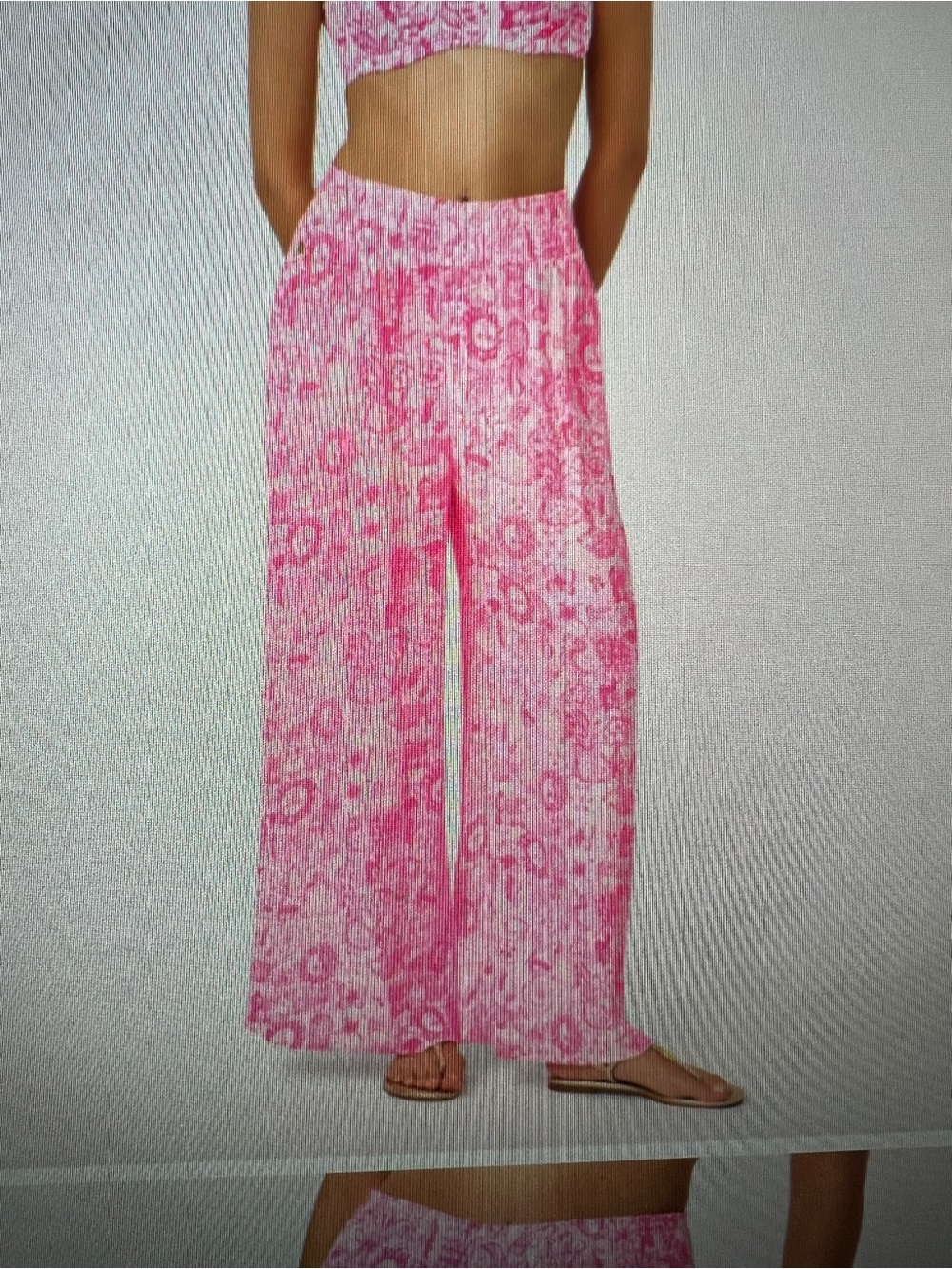 NWT Lilly Pulitzer Enzo Cover Up Pants Cherry Blossom Pink Fleur De Lilly XXS